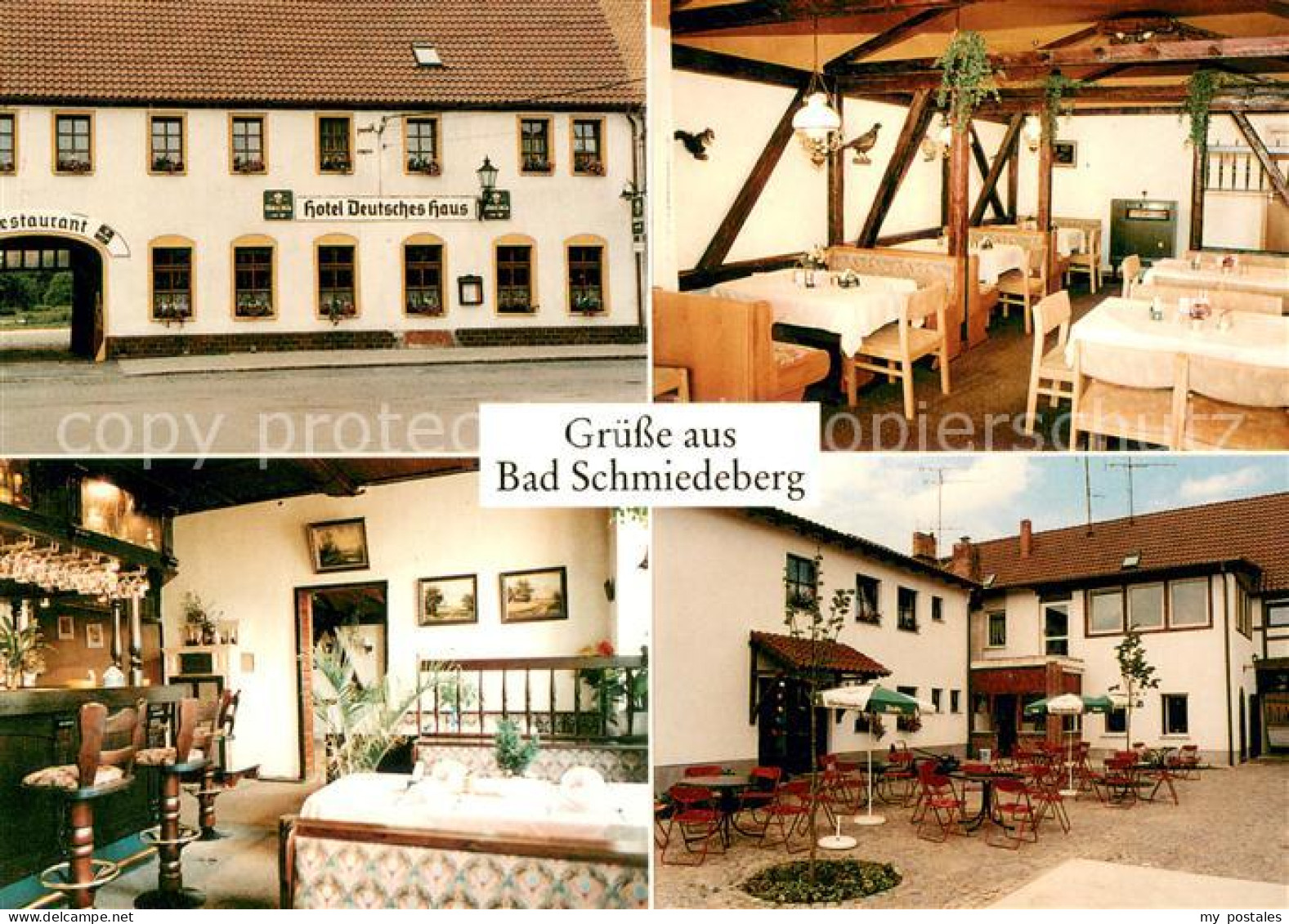 73661018 Bad Schmiedeberg Hotel Deutsches Haus Restaurant Terrasse Bad Schmiedeb - Bad Schmiedeberg