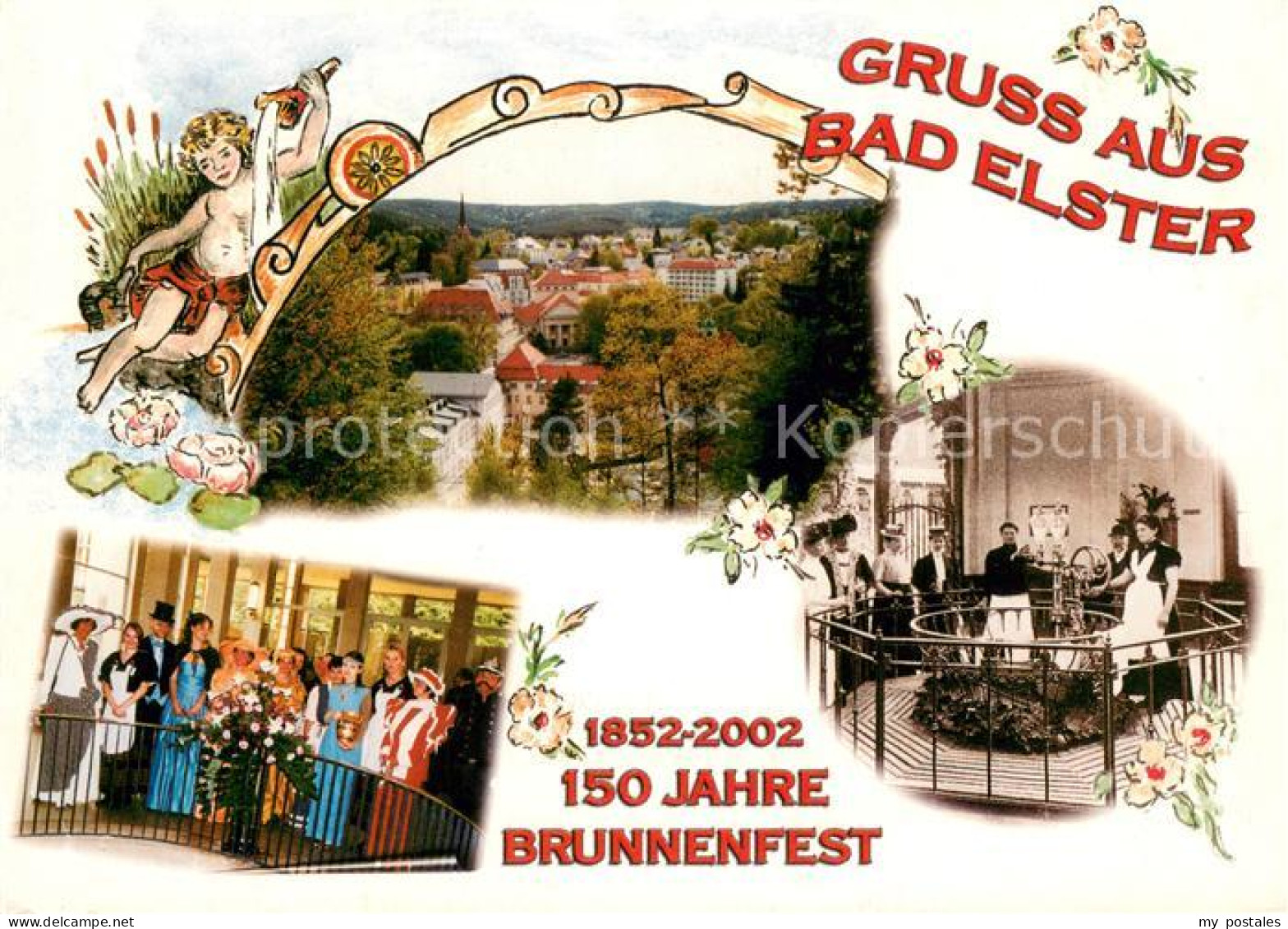 73661016 Bad Elster 150 Jahre Brunnenfest Stadtpanorama Bad Elster - Bad Elster