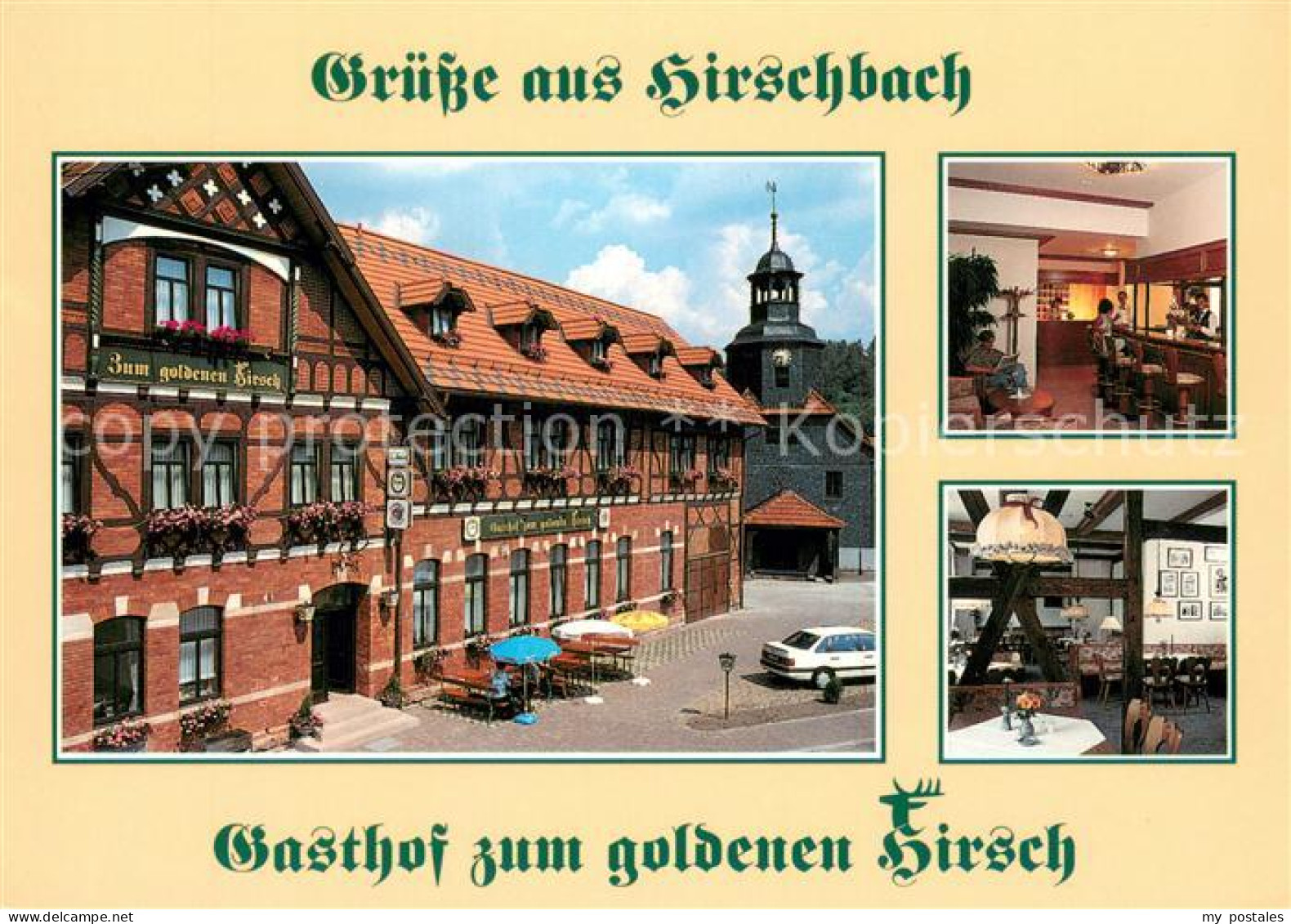 73660999 Hirschbach Schleusingen Gasthof Zum Goldenen Hirsch Restaurant  - Schleusingen