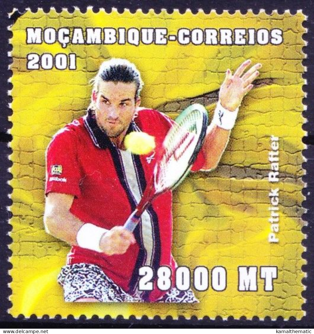 Mozambique 2001 MNH, Patrick Rafter, Olympic Games, Tennis, Sports - Tennis