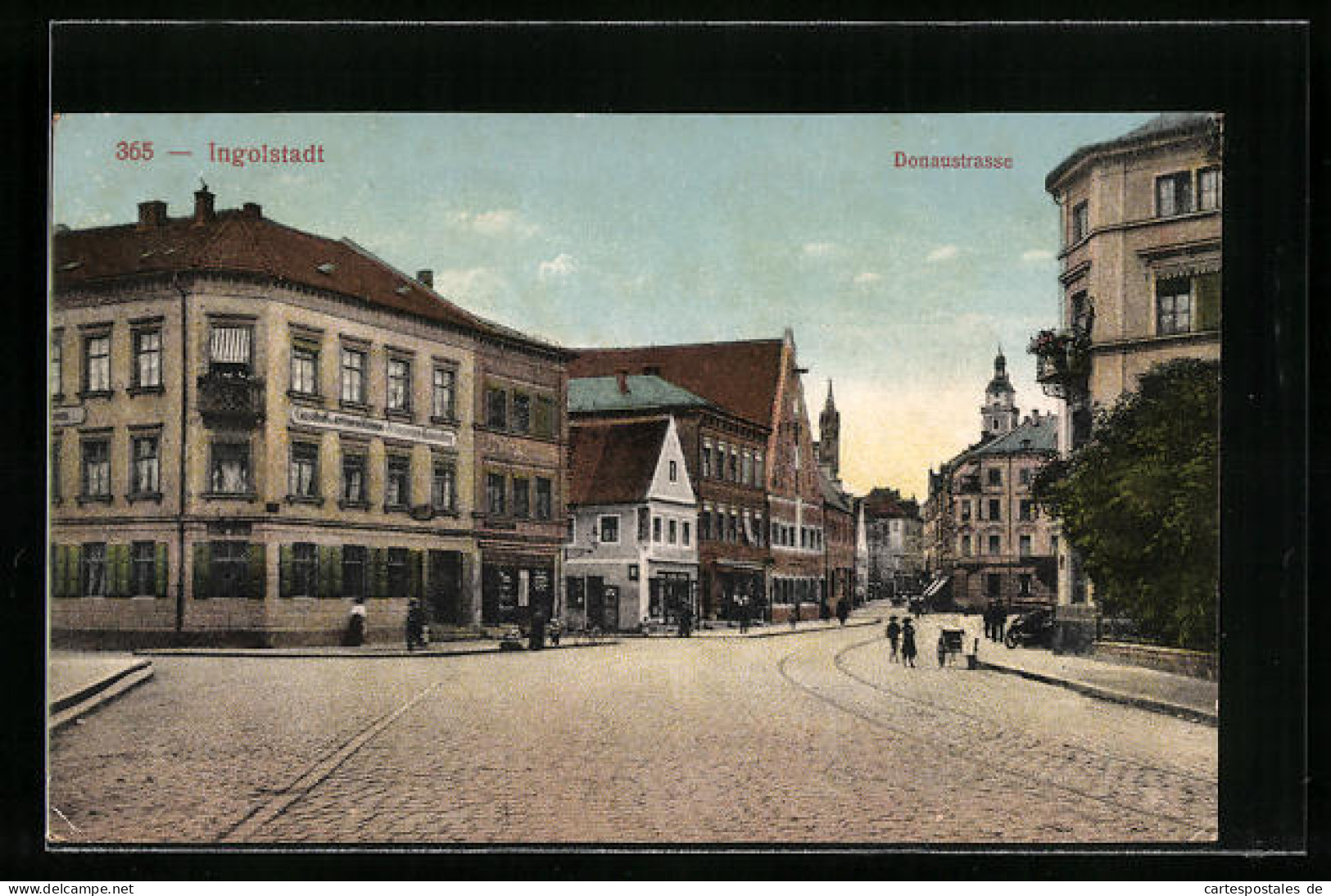 AK Ingolstadt, Blick Durch Die Donaustrasse  - Ingolstadt