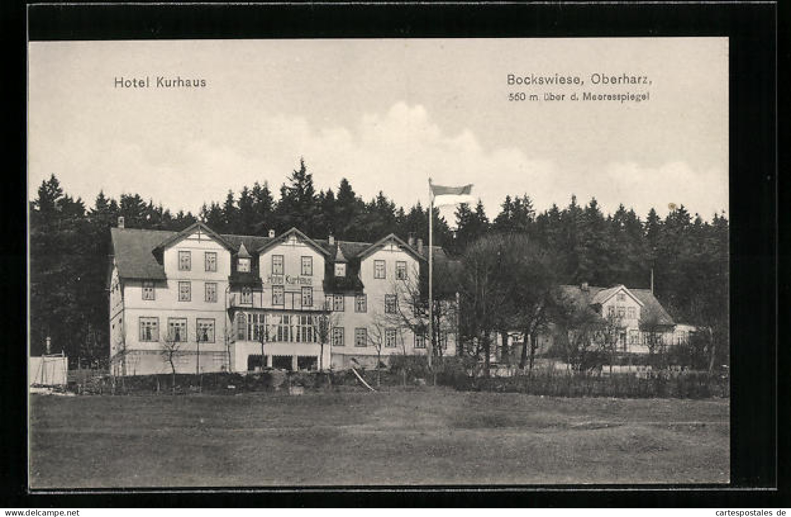 AK Bockswiese I. Oberharz, Hotel Kurhaus  - Oberharz