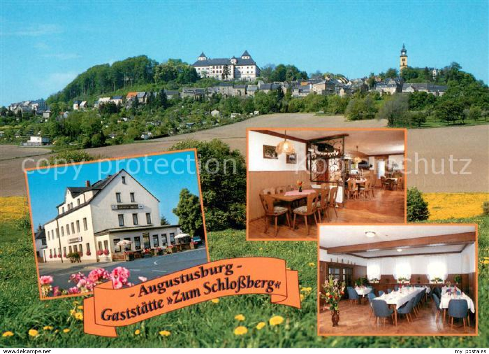 73660949 Augustusburg Gaststaette Zum Schlossberg Restaurant Ortsansicht Augustu - Augustusburg