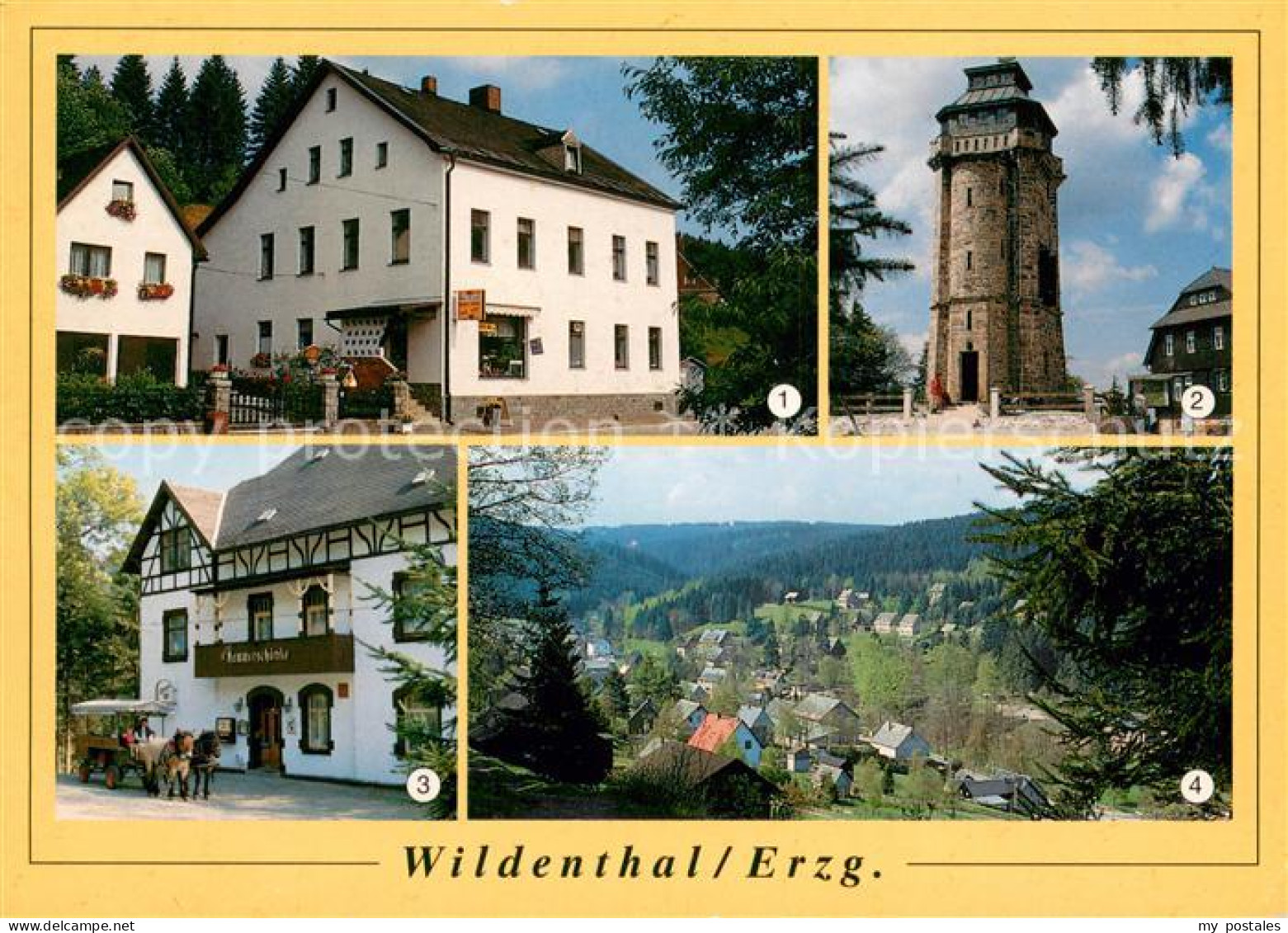 73660925 Wildenthal Eibenstock Baeckerei Aussichtsturm Auersberg Hammerschaenke  - Eibenstock