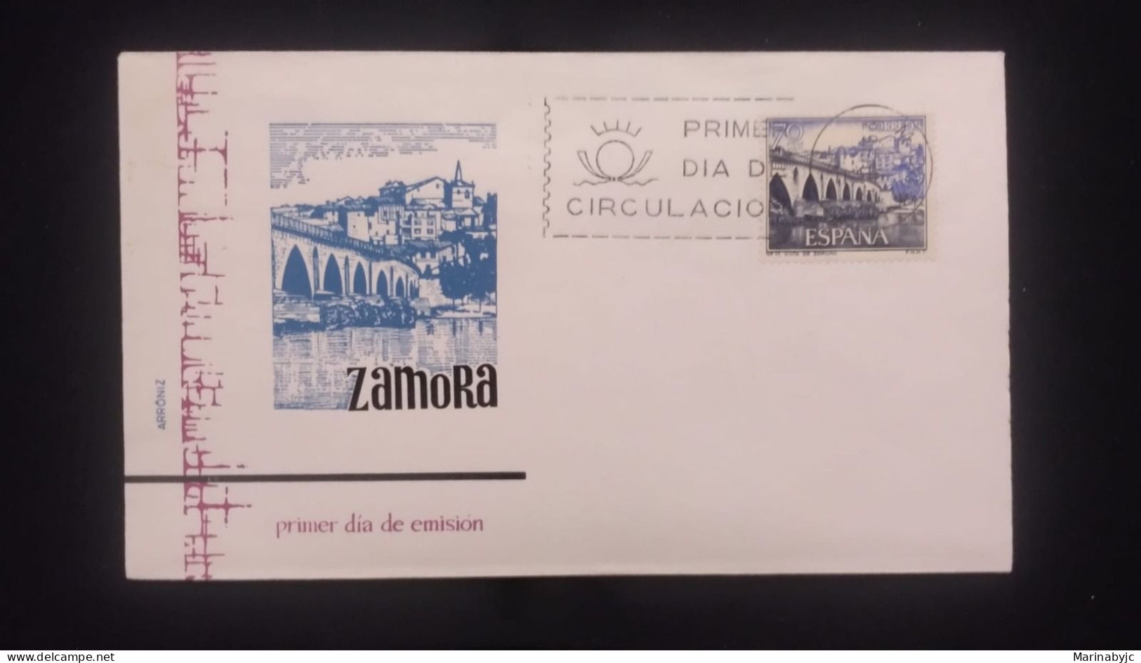 C) 1965, SPAIN FDC PUENTE DE ZAMORA, XF, - Zamora