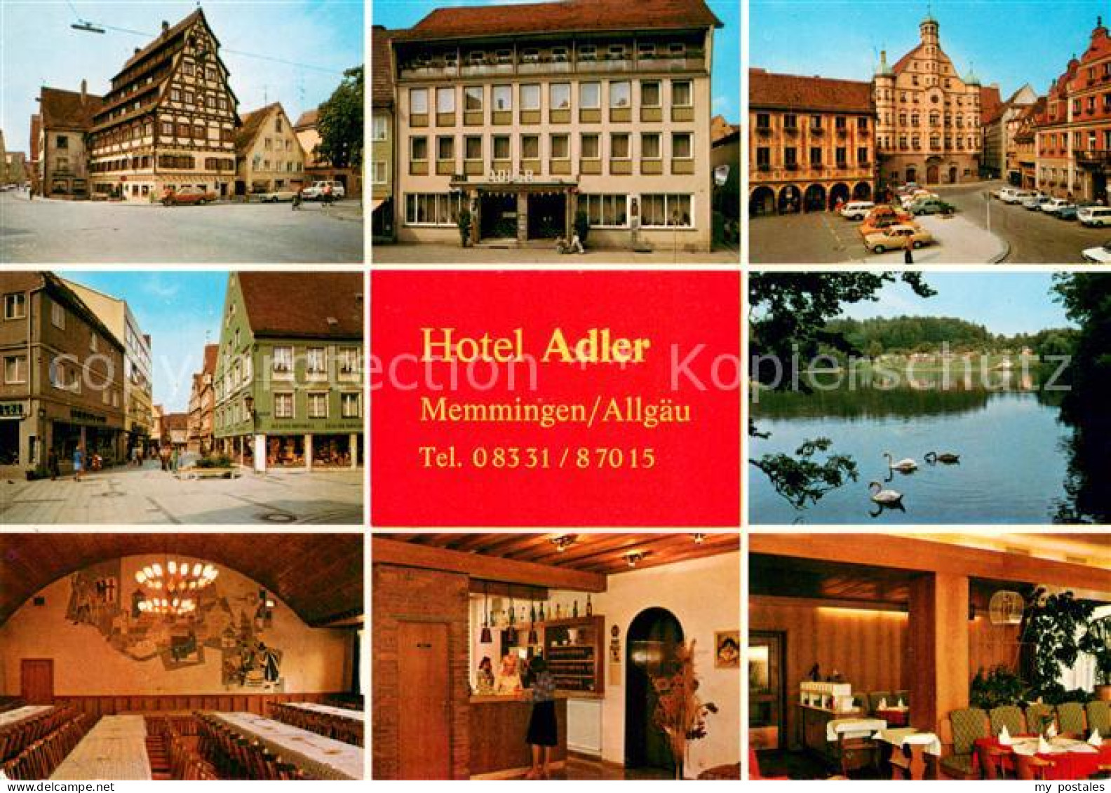 73660563 Memmingen Hotel Adler Siebendaecherhaus Saal Buergerstube Marktplatz Fu - Memmingen
