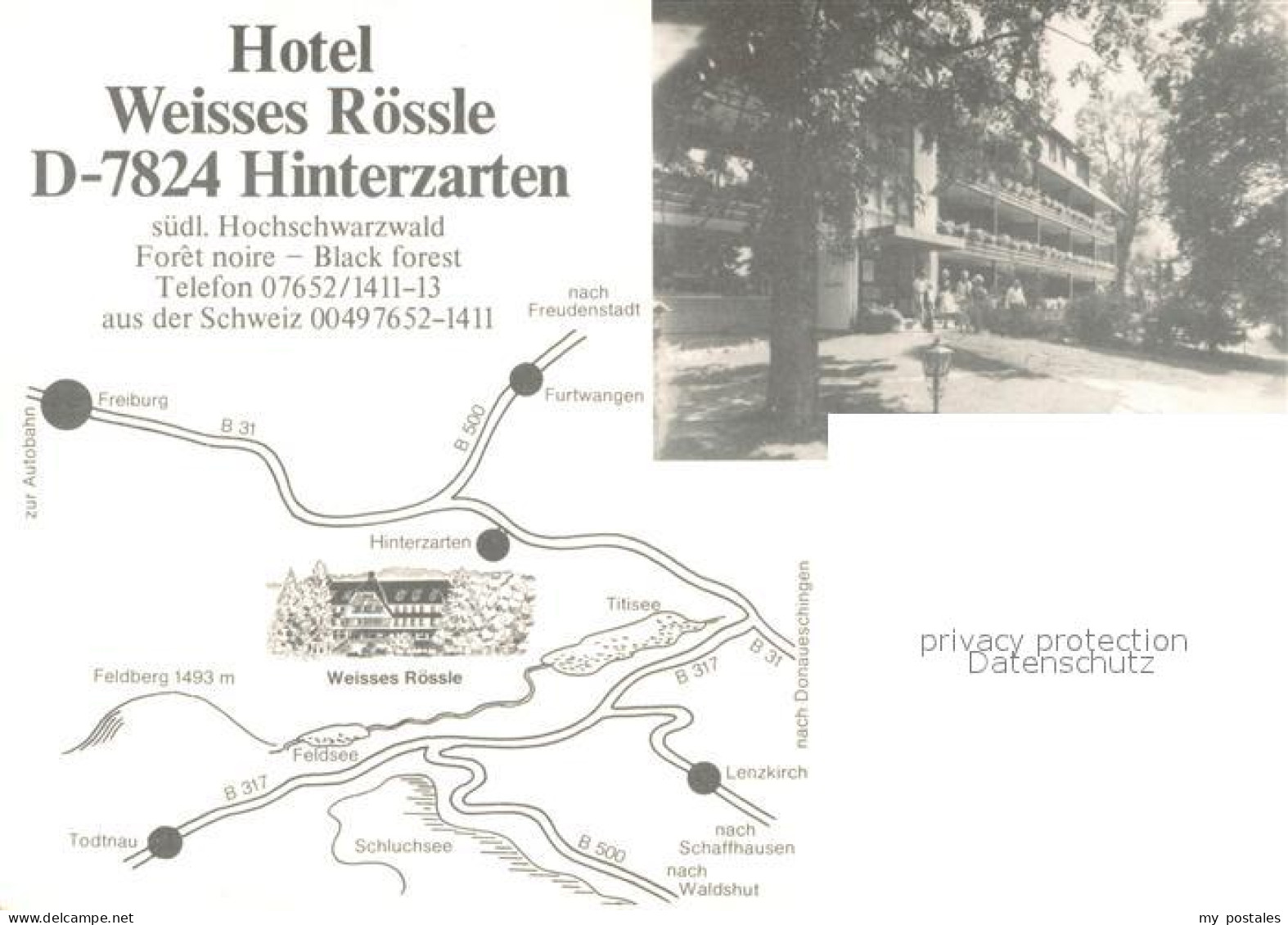 73660538 Hinterzarten Hotel Weisses Roessle Blumenwiese Schwarzwald Hinterzarten - Hinterzarten