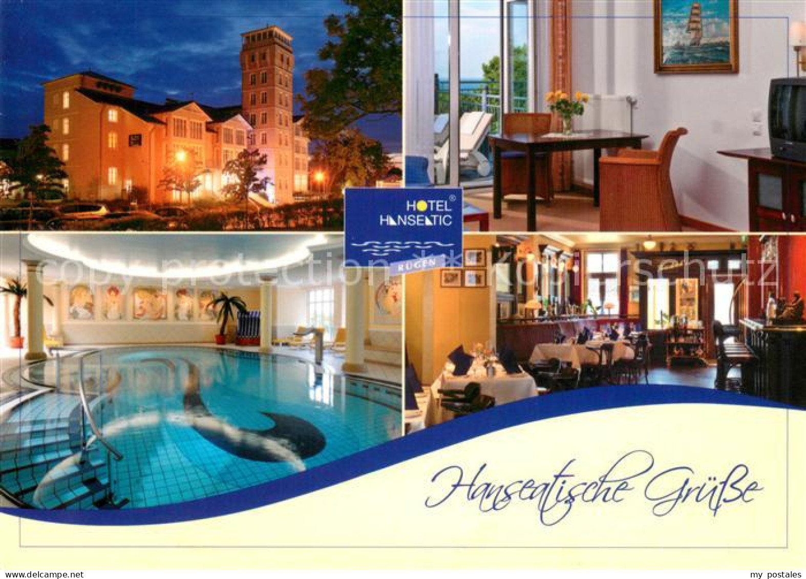 73660413 Goehren Ruegen Hotel Hanseatic Restaurant Fremdenzimmer Hallenbad Goehr - Sonstige & Ohne Zuordnung