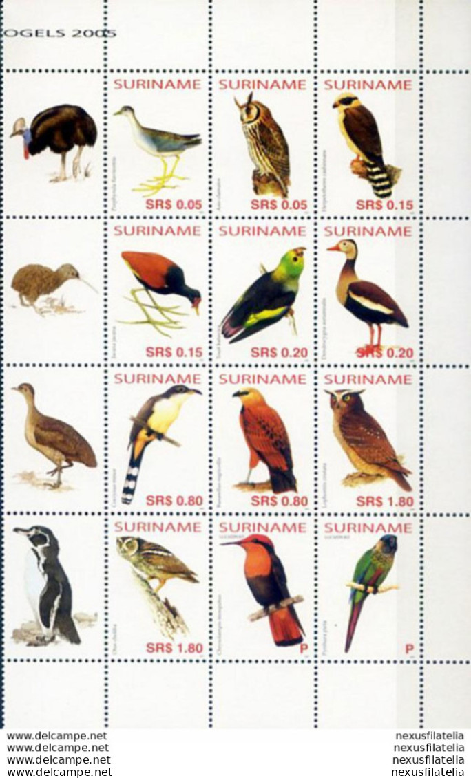 Fauna. Uccelli 2005. - Suriname