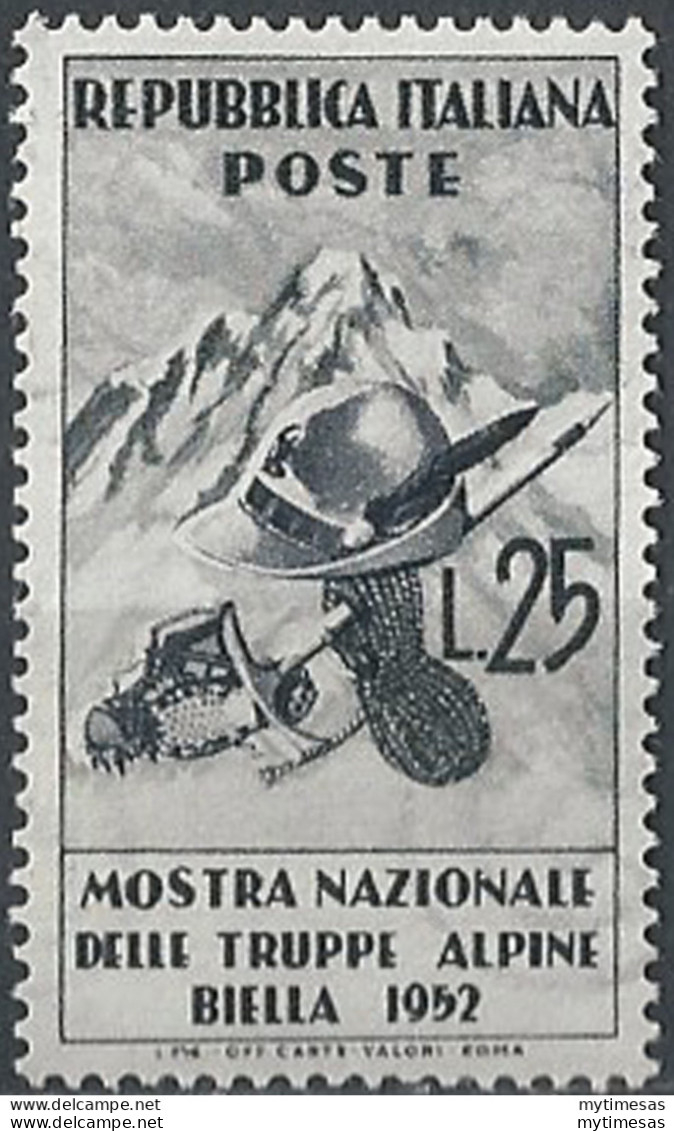 1952 Italia Truppe Alpine MNH Sassone N. 698 - 1946-60: Mint/hinged