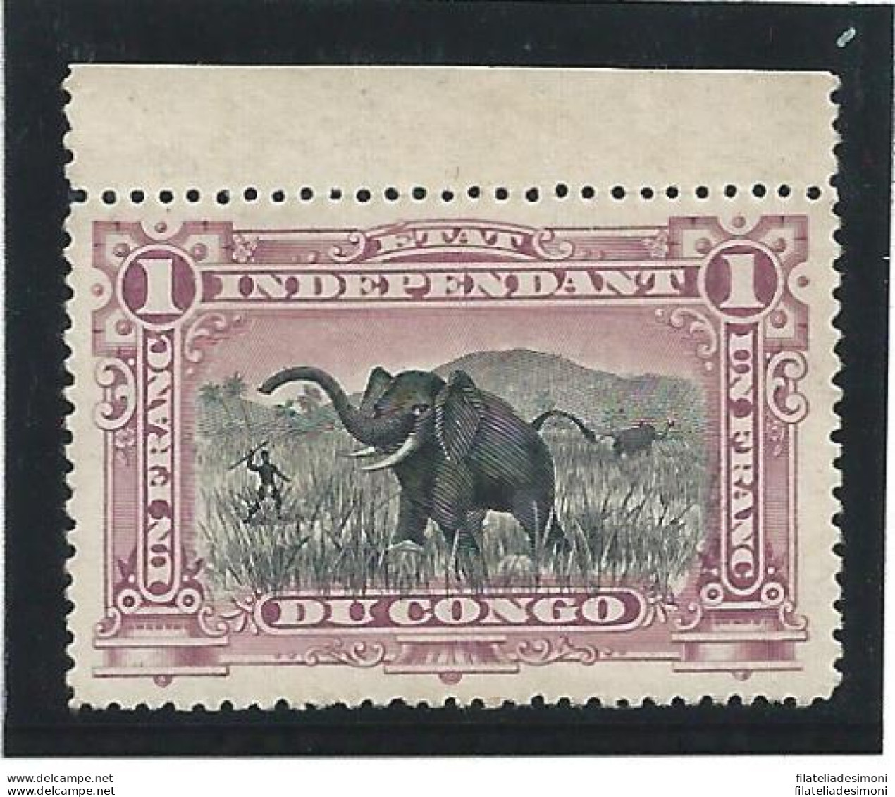 1894 ETAT INDEPENDENT DU CONGO, COB N. 26B MLH/* - Other & Unclassified