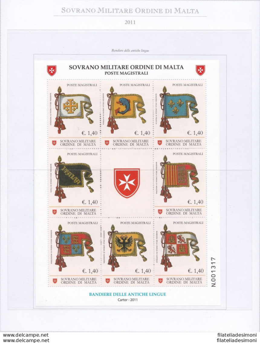 2011 SMOM - Annata Completa , Francobolli Nuovi , 30 Valori + 6 Foglietti - MNH* - Sovrano Militare Ordine Di Malta