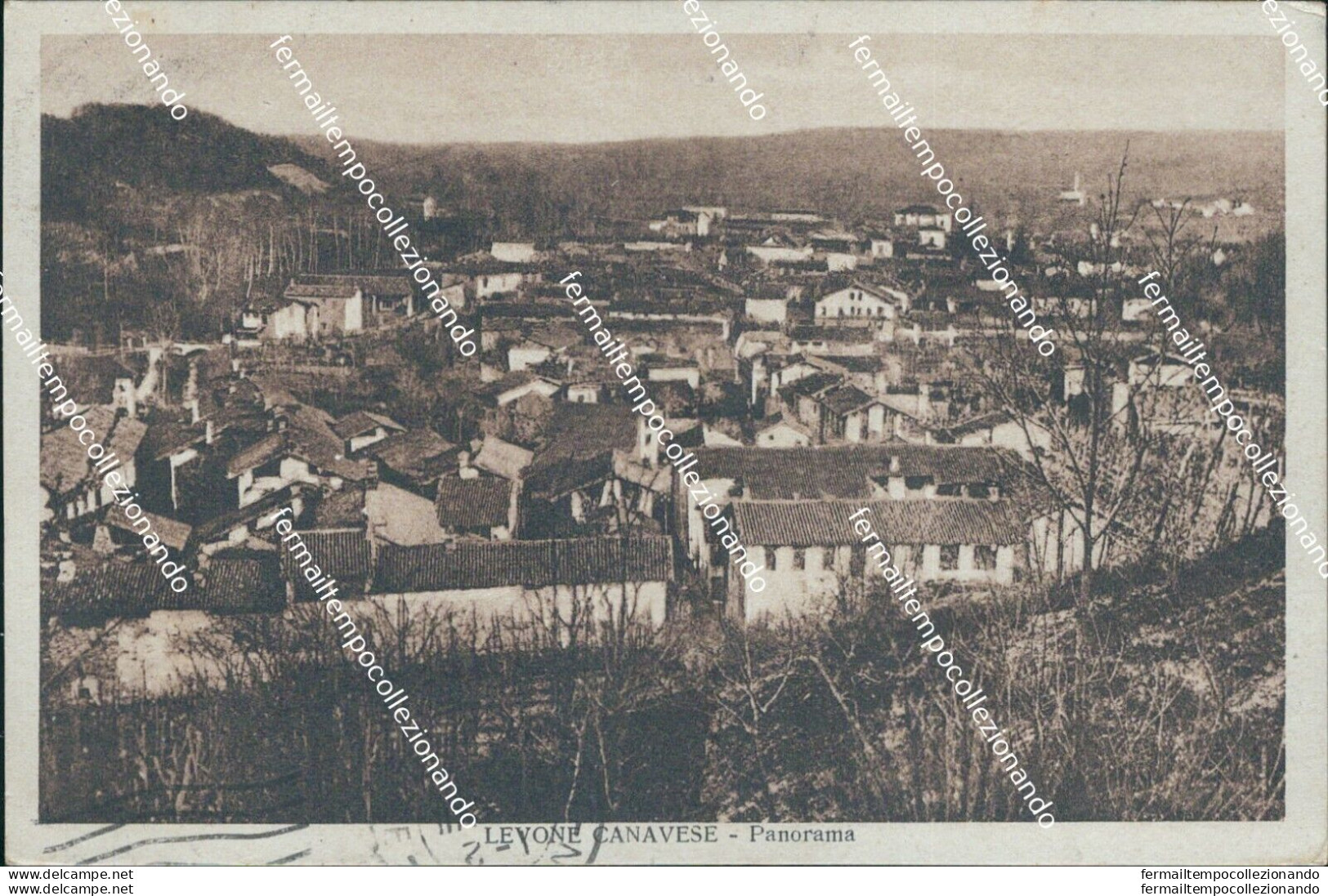 Bg353 Cartolina Levone Canavese Panorama Provincia Di Torino - Sonstige & Ohne Zuordnung