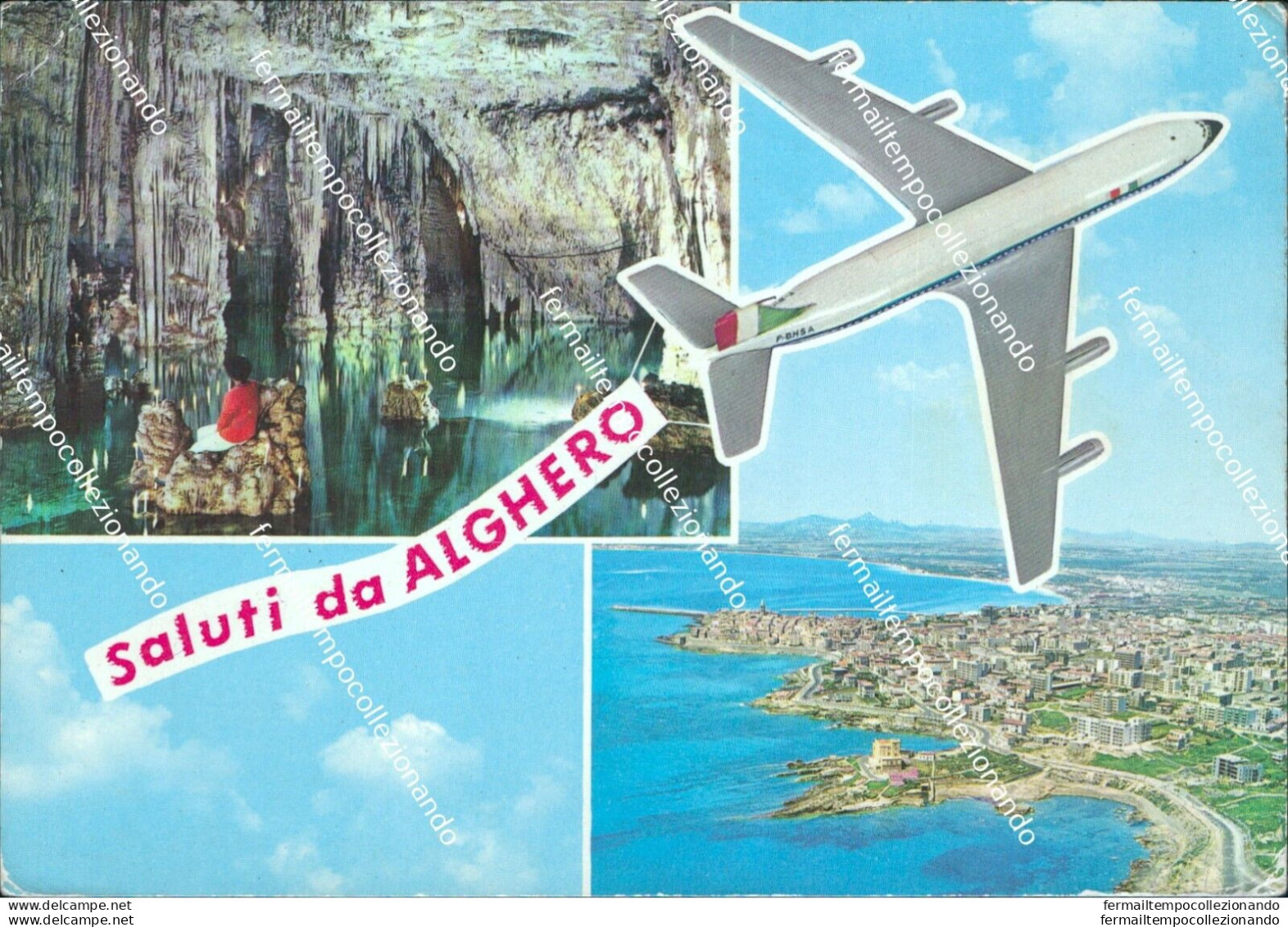 Bb87 Cartolina  Saluti Da Alghero Sassari Sardegna - Sassari