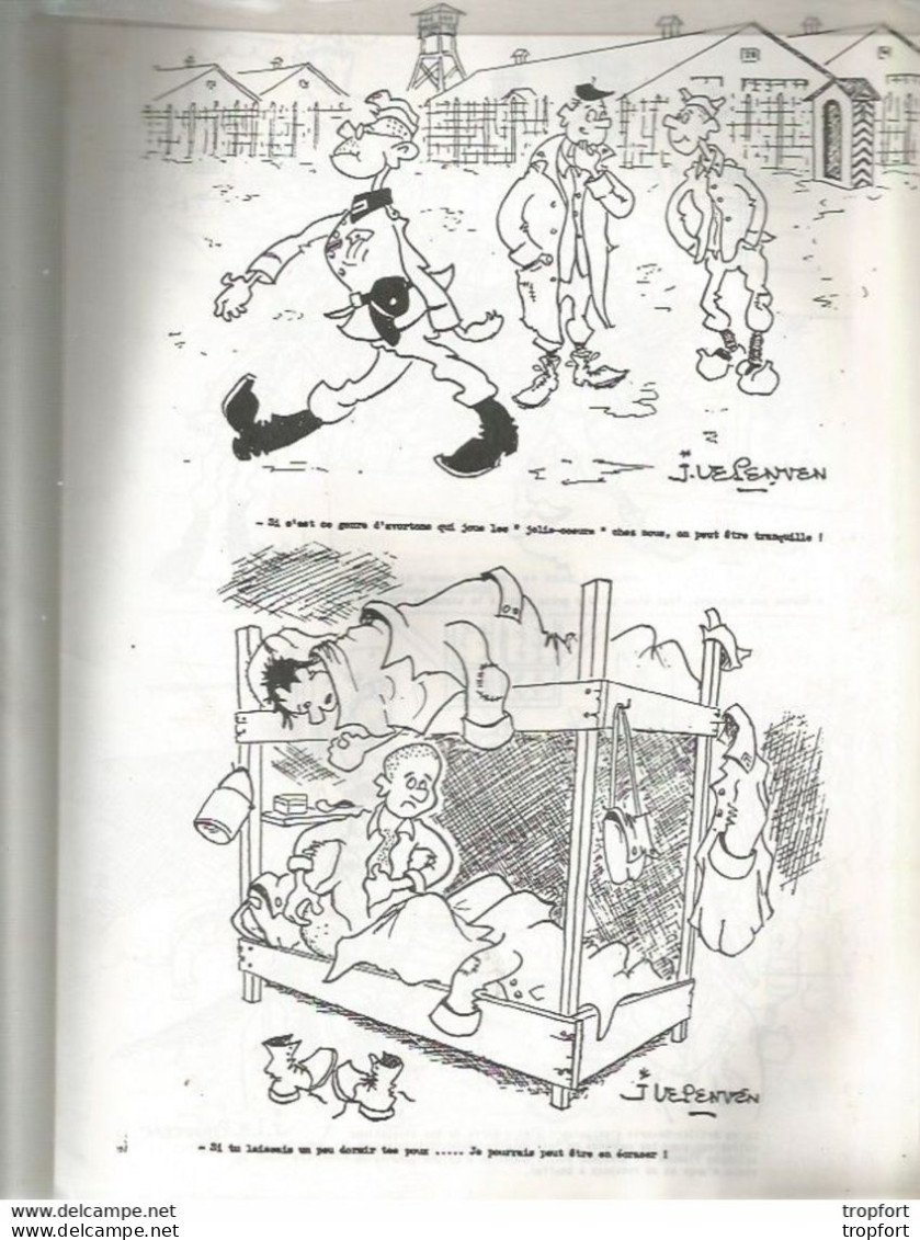 CA / Vintage / Revue LE DESSIN à travers la CAPTIVITE Dessins humoristiques .// BD militaire stalag 1.B // 24 Pages