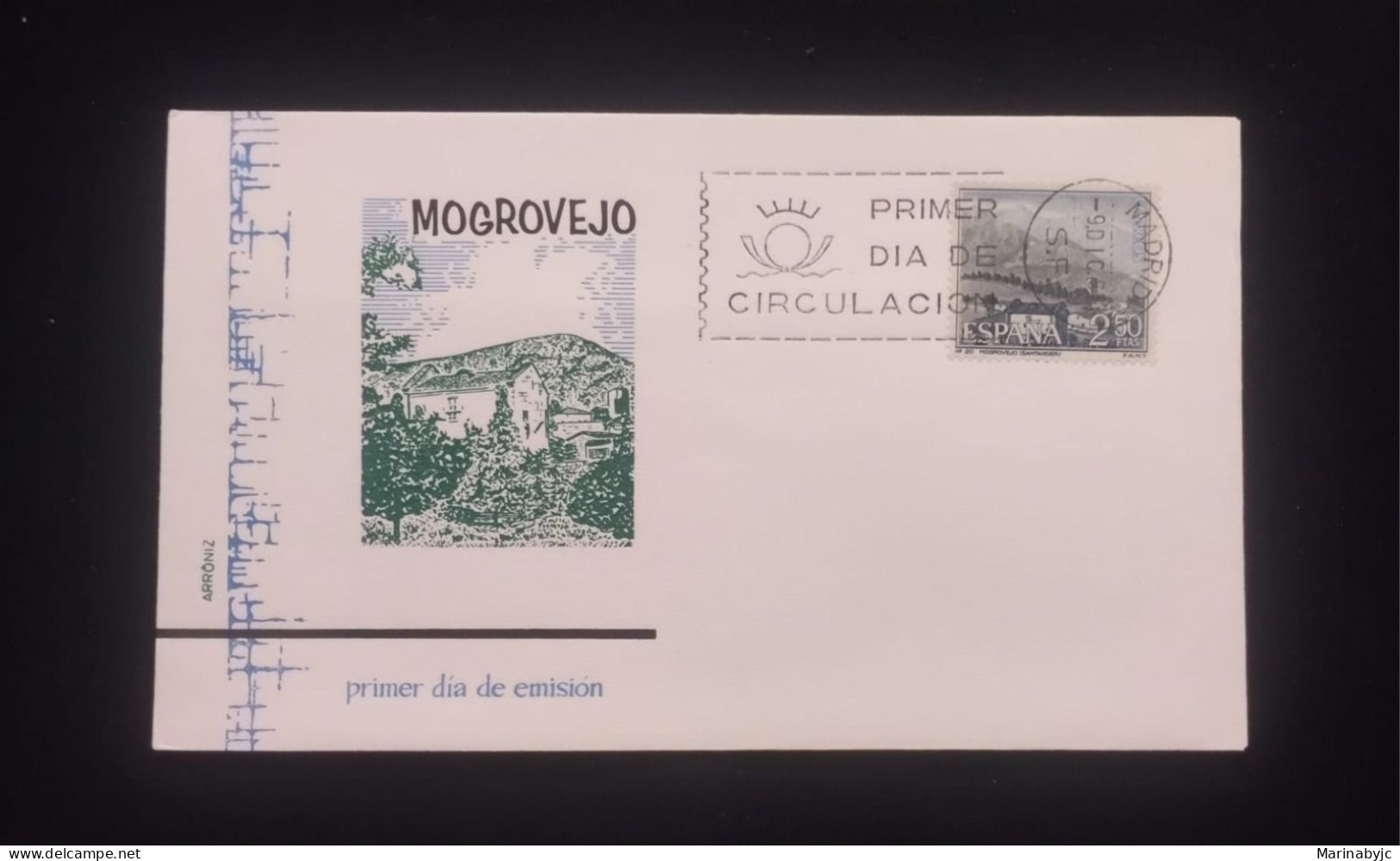 C) 1965, SPAIN, FDC, MOGROVEJO CANTABRIA, XF - Cantabrië (Santander)