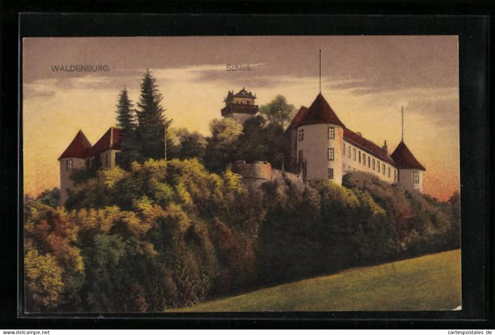 AK Waldenburg, Schloss  - Waldenburg (Sachsen)