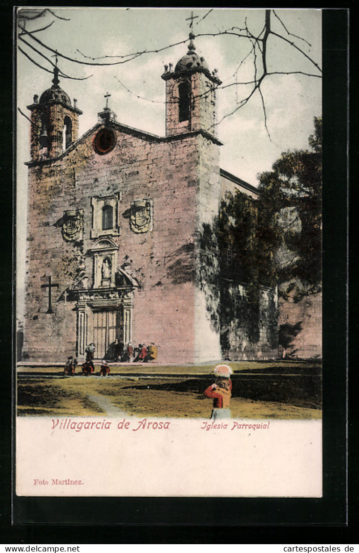 Postal Villagarcia De Arosa, Iglesia Parroquial  - Andere & Zonder Classificatie