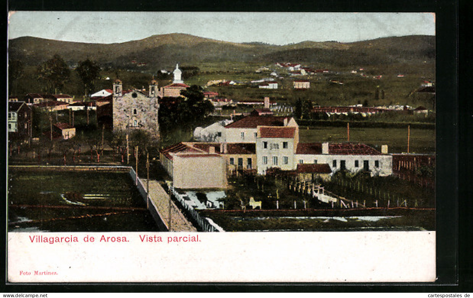 Postal Villagarcia De Arosa, Vista Parcial  - Andere & Zonder Classificatie