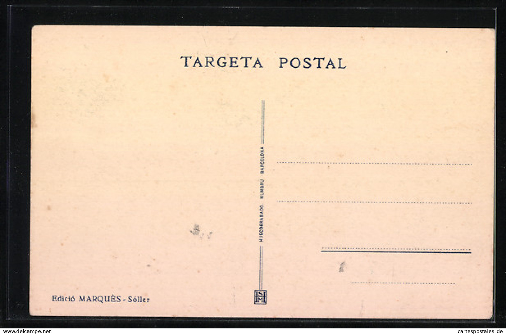 Postal Soller, Vista General Del Puerto  - Andere & Zonder Classificatie