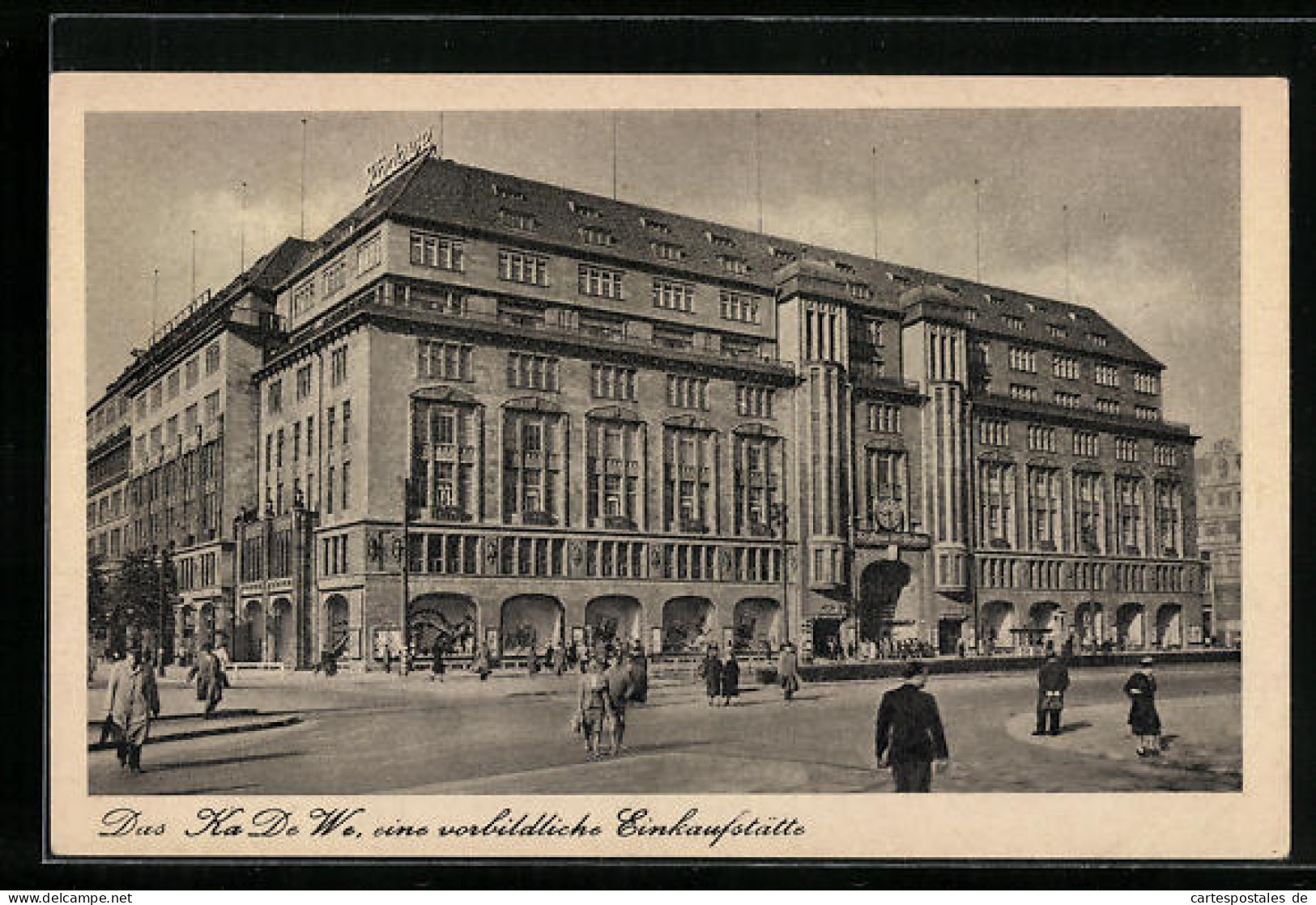 AK Berlin, Kaufhaus Des Westens KaDeWe, Tauentzienstrasse  - Schöneberg