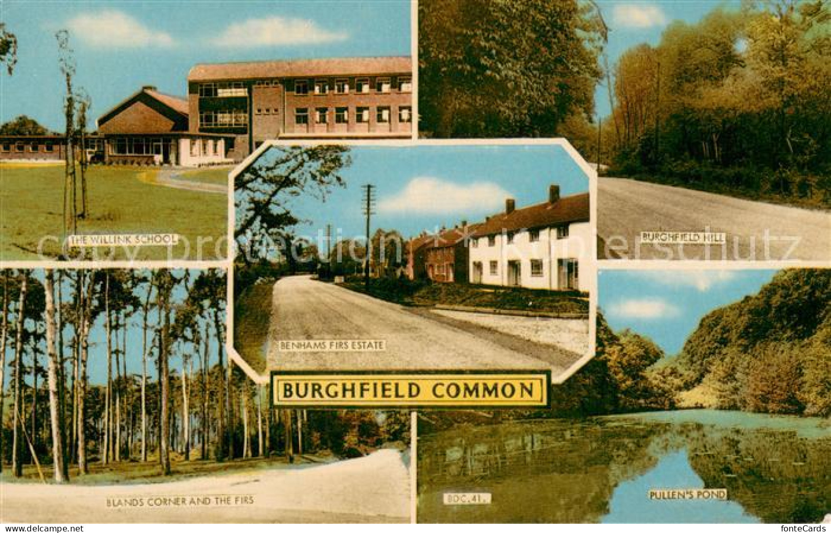 73712304 Burghfield The Willink School Burghfield Hill Blands Corner And The Fir - Otros & Sin Clasificación