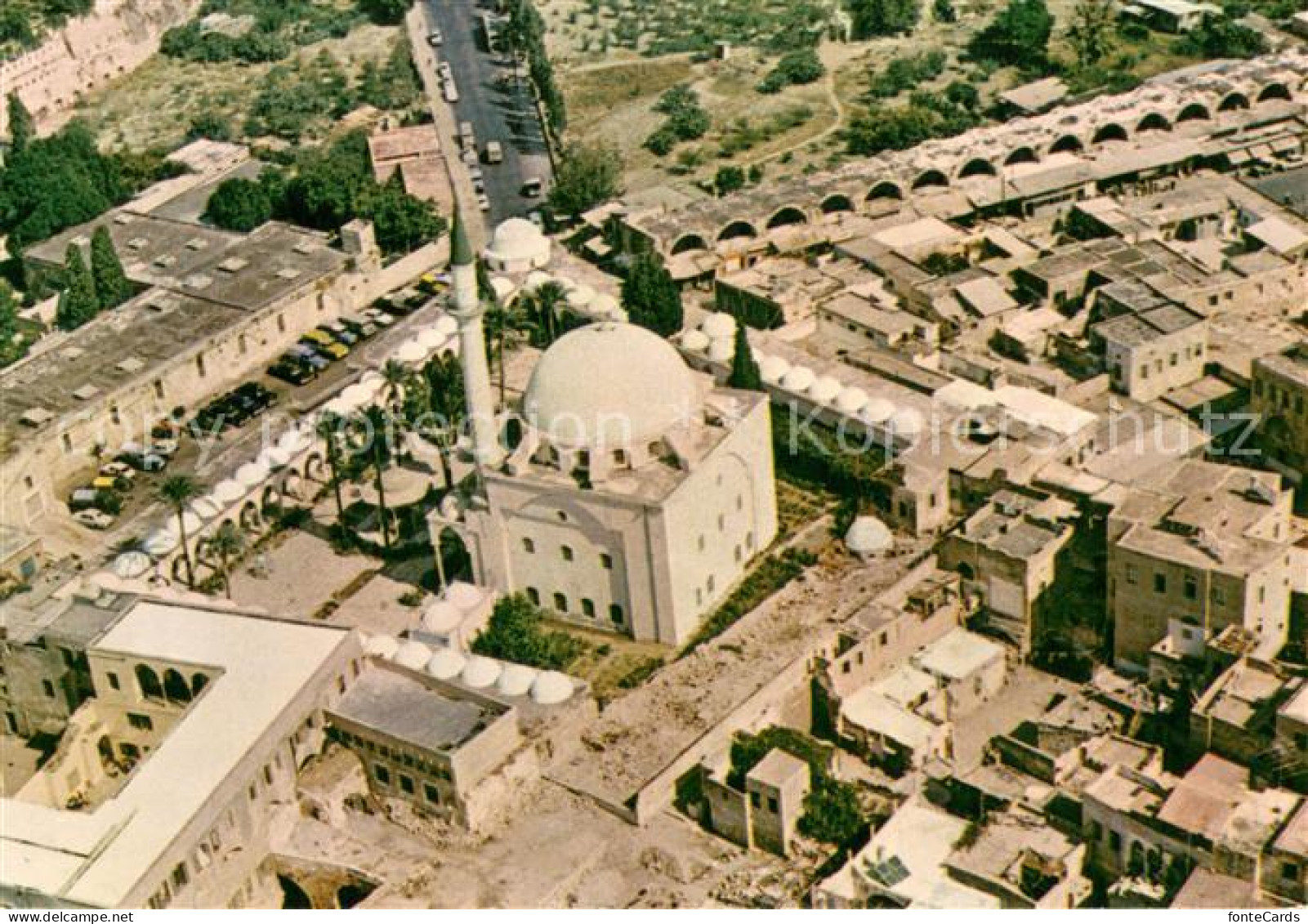 73661562 Acre Partial View From The Air Centre El Jazzars Mosque Acre - Israel