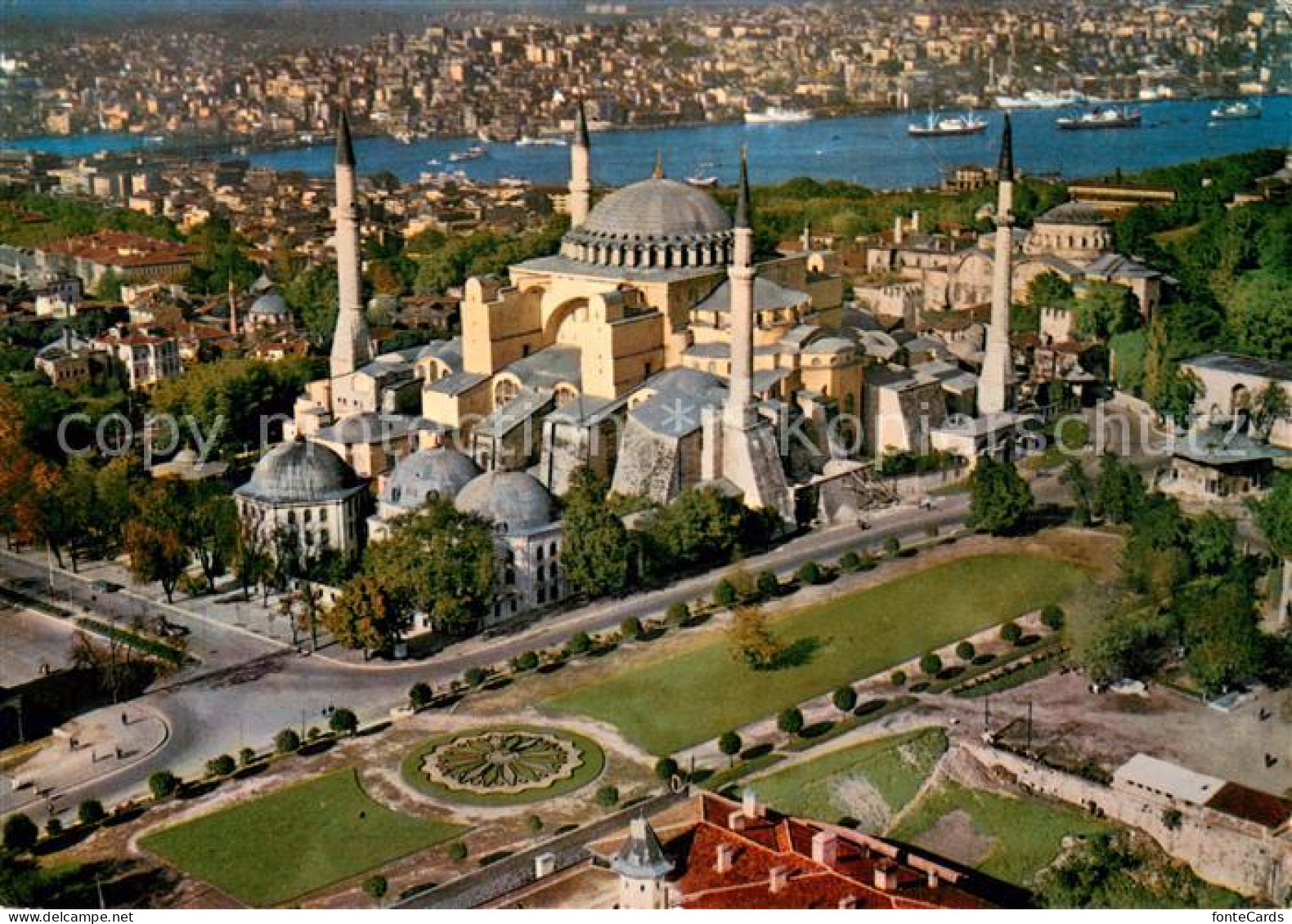 73661370 Istanbul Constantinopel Saint Sophia Museum Fliegeraufnahme Istanbul Co - Turkey