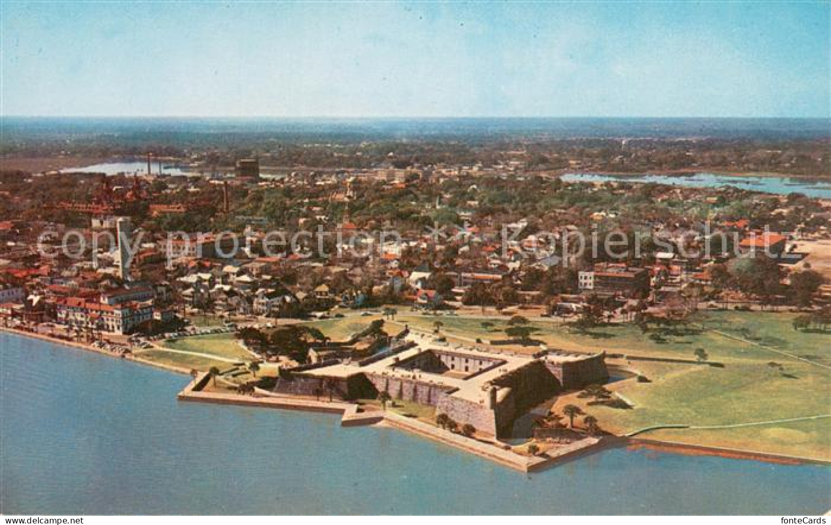 73660175 St_Augustine_Beach Aerial View Of Castillo De San Marcos  - Other & Unclassified