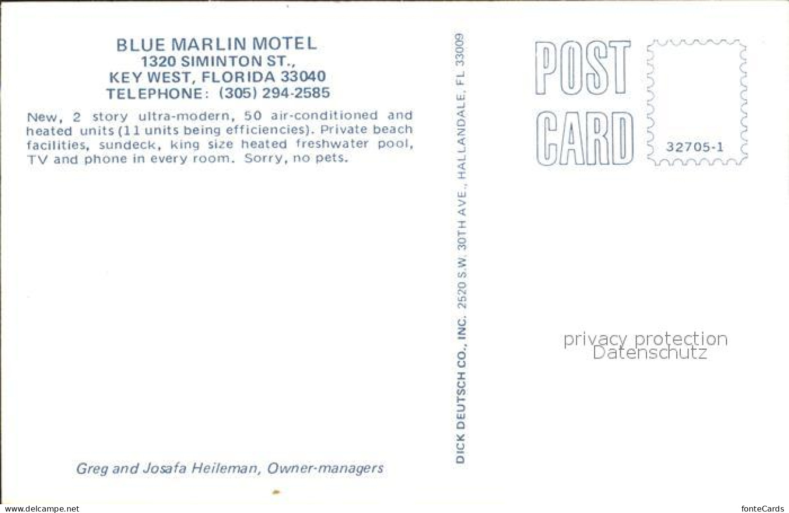 72124496 Key_West Blue Marlin Motel Swimmingpool - Autres & Non Classés