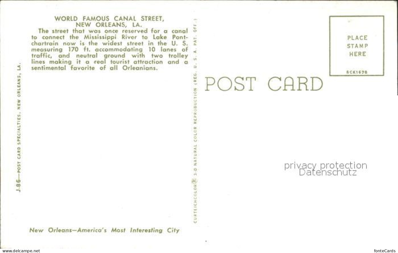 72119162 New_Orleans_Louisiana Canal Street - Other & Unclassified