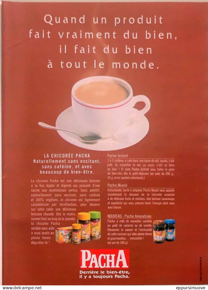 Publicité Papier  CHICOREE PACHA 1997 TS - Advertising