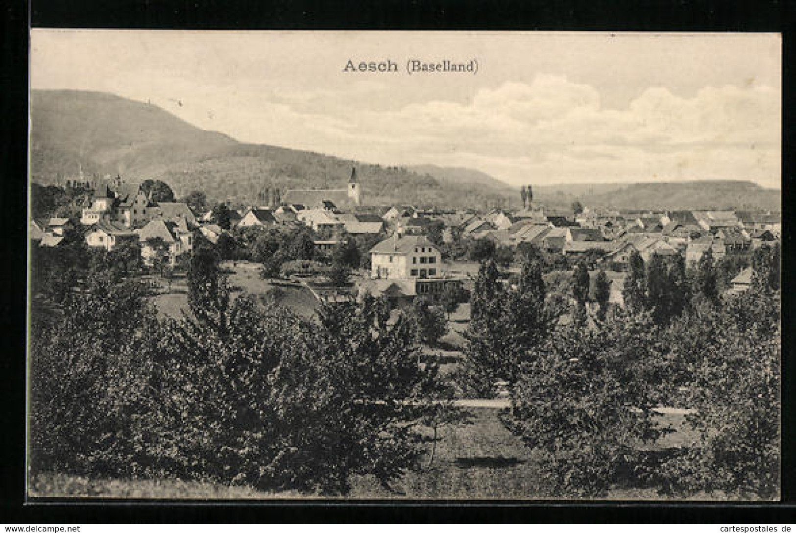 AK Aesch /Baselland, Ortsansicht Aus Der Vogelschau  - Aesch