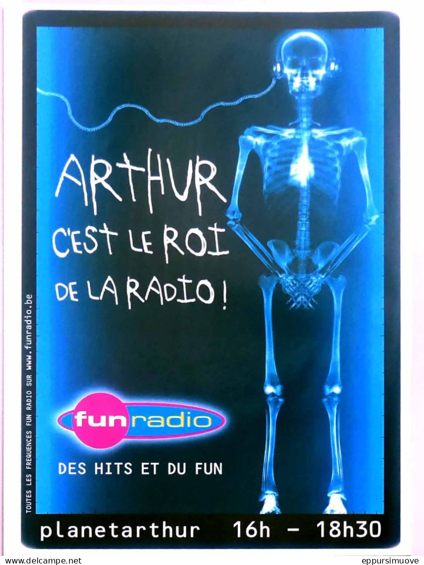 Publicité Papier  FUN RADIO PLANETARTHUR 2003 TS - Advertising