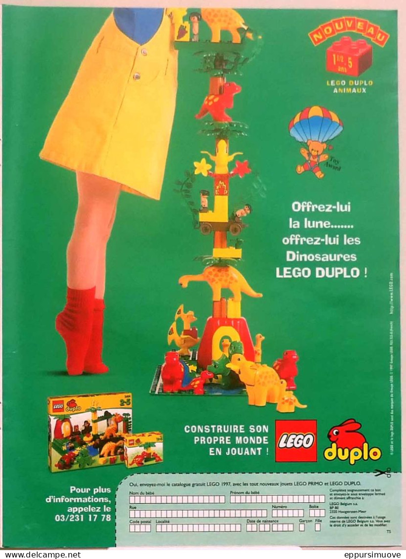 Publicité Papier  LEGO DUPLO 1997 TS - Publicités
