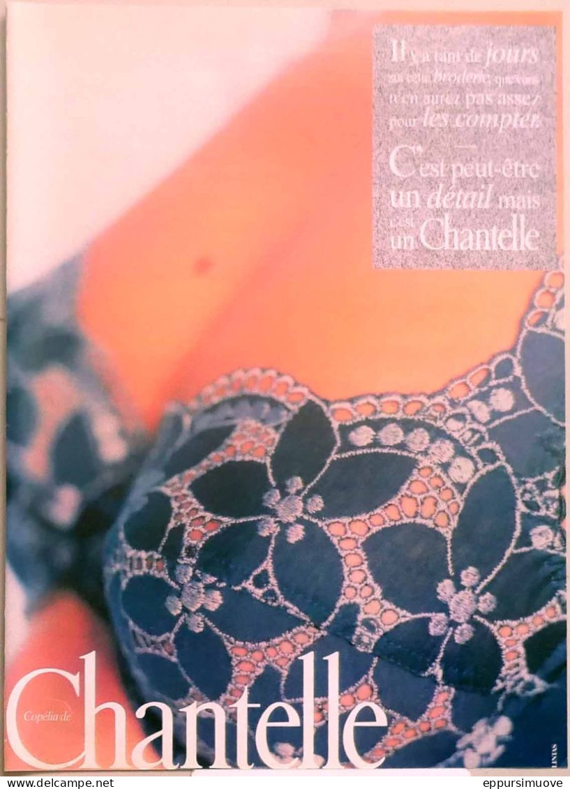 Publicité Papier  LINGERIE CHANTELLE 1995 TS - Publicités