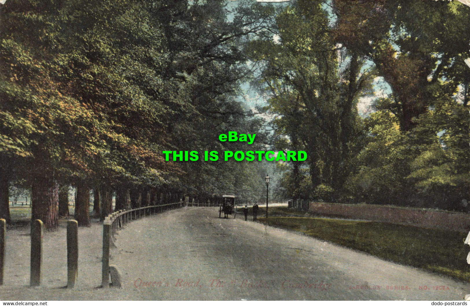 R567810 Queens Road. Backs. Cambridge. Jarrolds Series. 1909 - Mundo