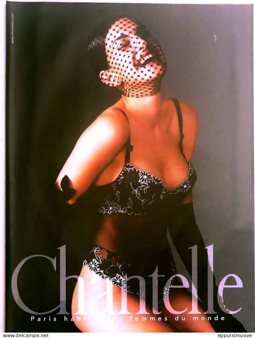 Publicité Papier  LINGERIE CHANTELLE 2003 TS - Advertising