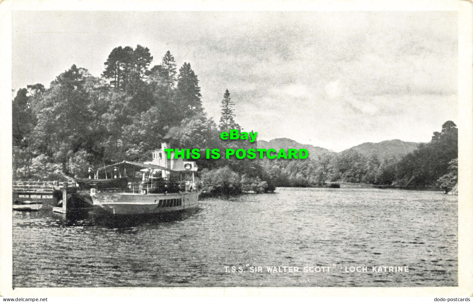 R567446 T. S. S. Sir Walter Scott. Loch Katrine - Monde