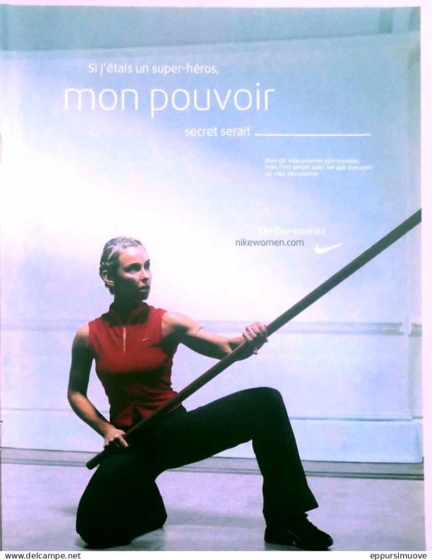 Publicité Papier  NIKE WOMEN 2003 TS 4 - Advertising