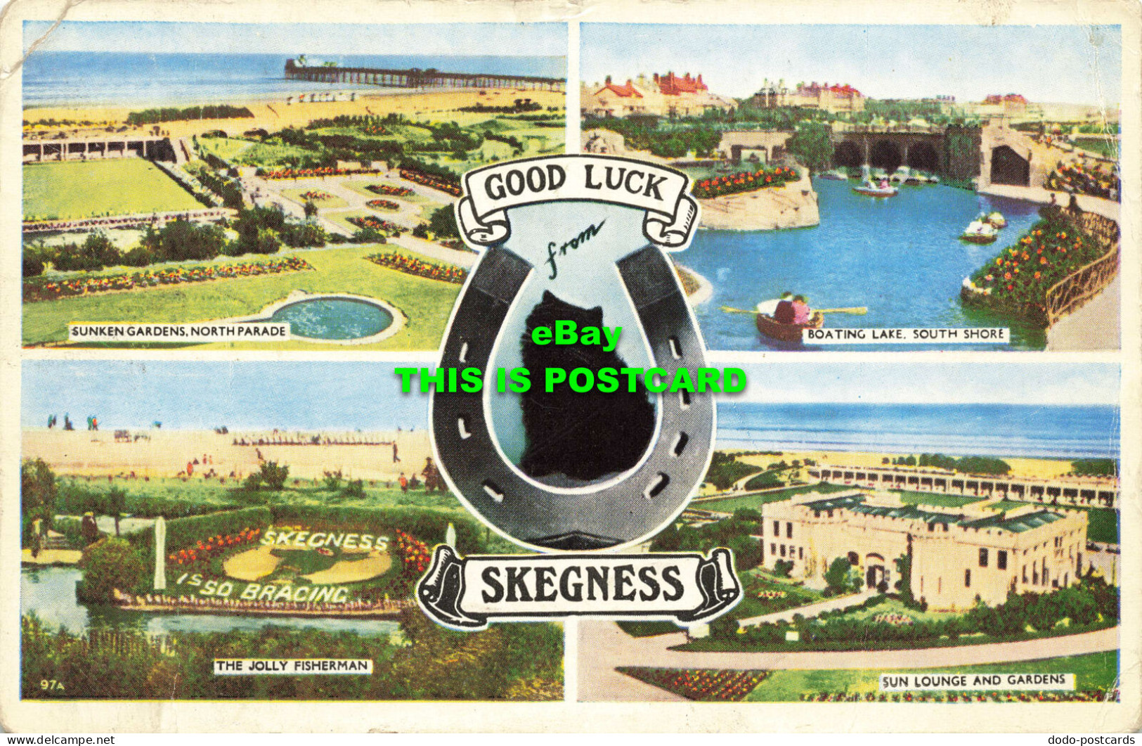 R568198 Good Luck From Skegness. 97A. 1957. Multi View - Monde