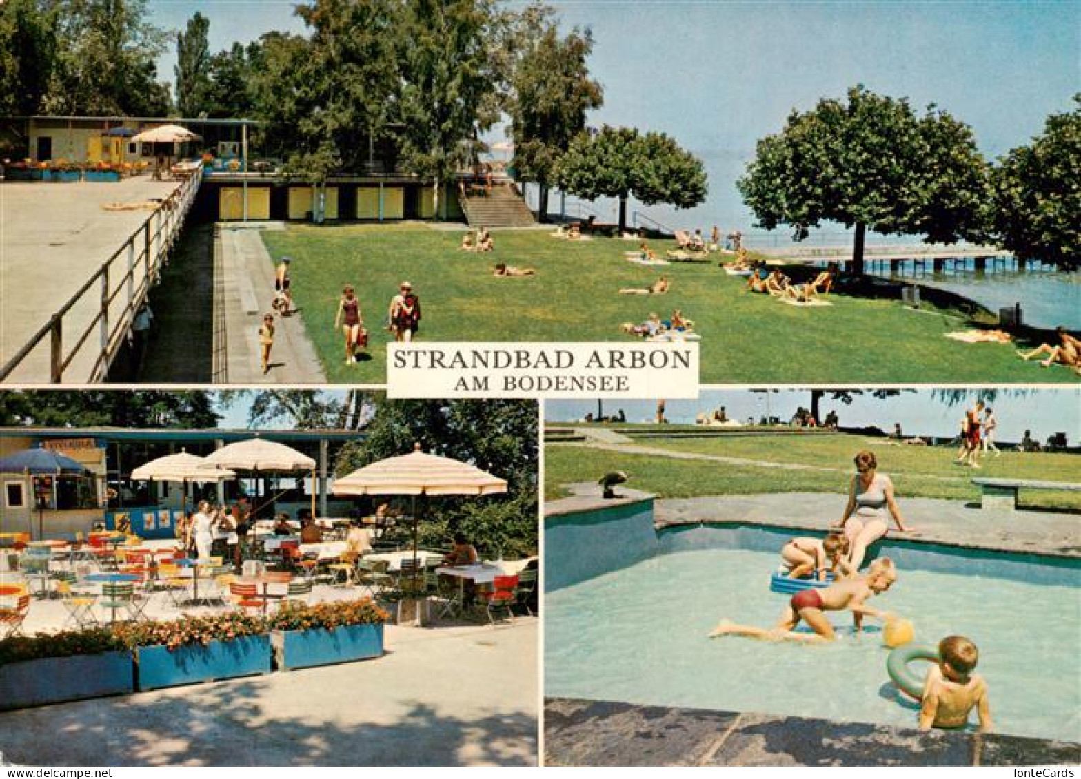 13875955 Arbon  TG Strandbad Arbon Am Bodensee Teilansichten  - Autres & Non Classés