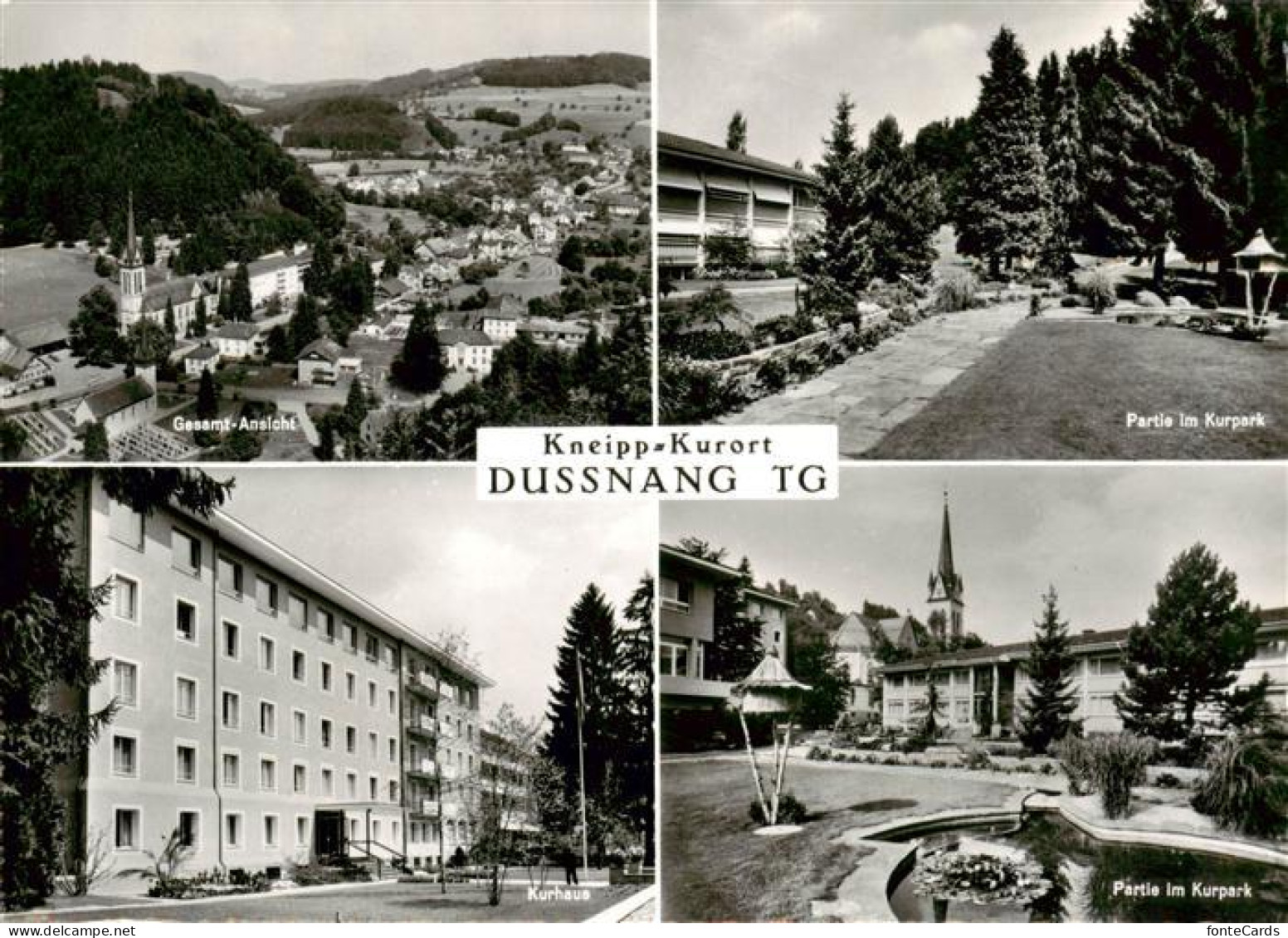 13875675 Dussnang TG Panorama Partien Im Kurpark Kurhaus   - Autres & Non Classés