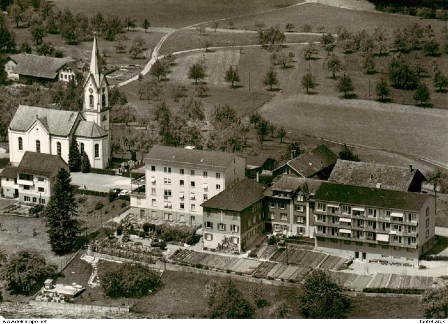 13874815 St Pelagiberg TG Fliegeraufnahme Mit Kurhaus Marienburg Und Kirche  - Autres & Non Classés