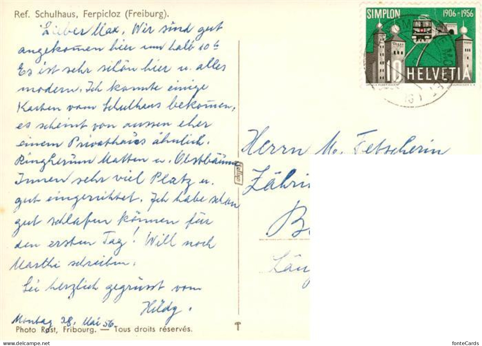 13873455 Freiburg Fribourg FR Ref Schulhaus Ferpicloz  - Sonstige & Ohne Zuordnung