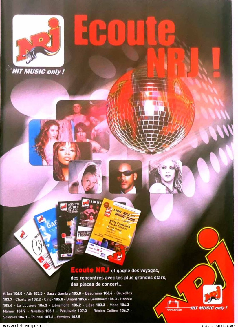 Publicité Papier  RADIO NRJ 2002 TS - Werbung