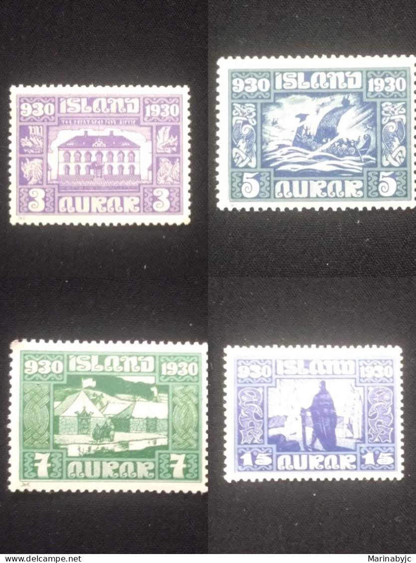 C) 1933, ICELAND, CHARITY AND PREVENTION OF MULTIPLE ACCIDENTS STAMPS. MINT - Ungebraucht