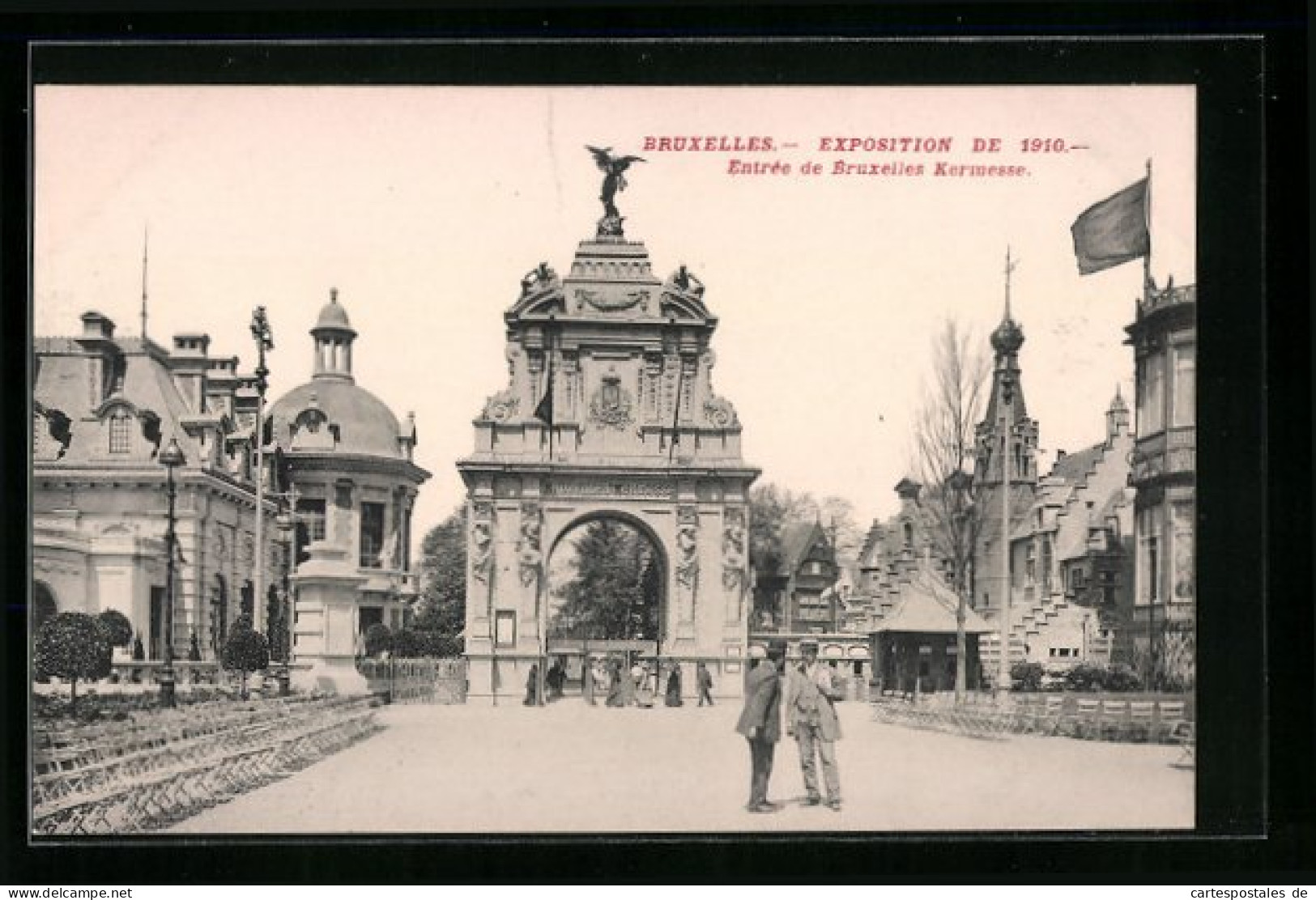 AK Bruxelles, Exposition De 1910, Entrée De Bruxelles Kermesse  - Tentoonstellingen