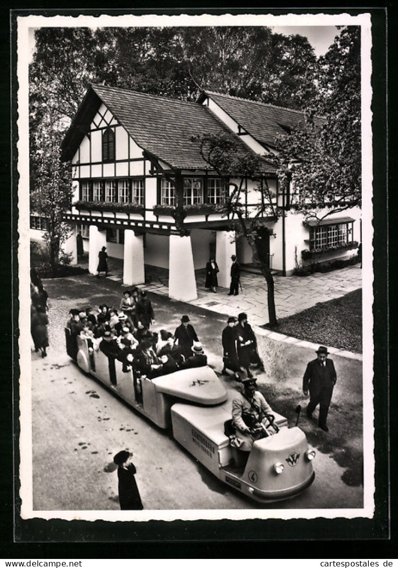 AK Zürich, Schweizerische Landesausstellung 1939, Elektrobahn Beim Landgasthof  - Tentoonstellingen