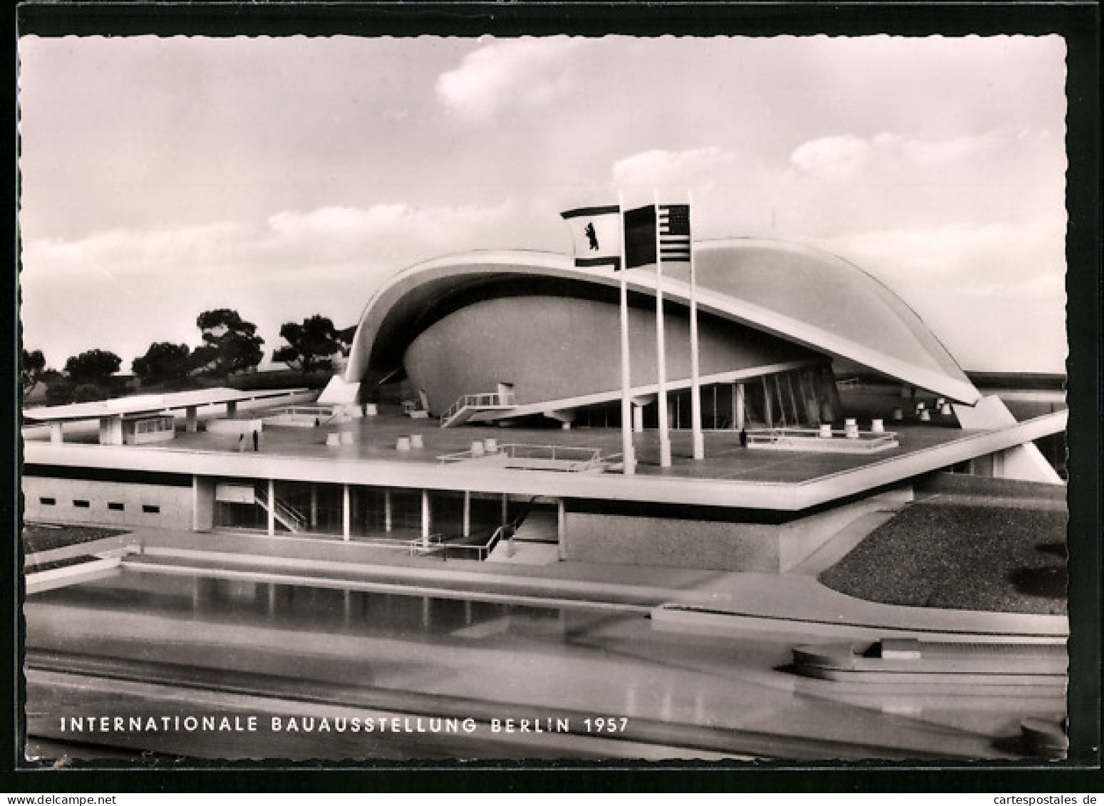 AK Berlin, Intern. Bauausstelling 1957, Kongresshalle  - Expositions